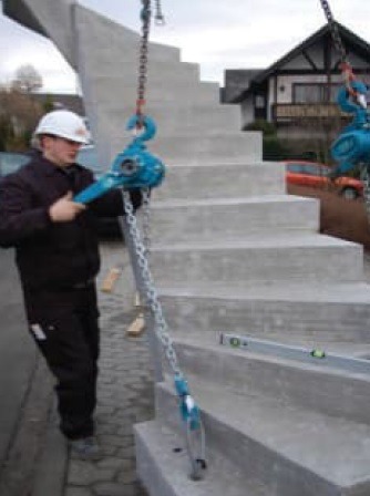 Treppenlauf in waage